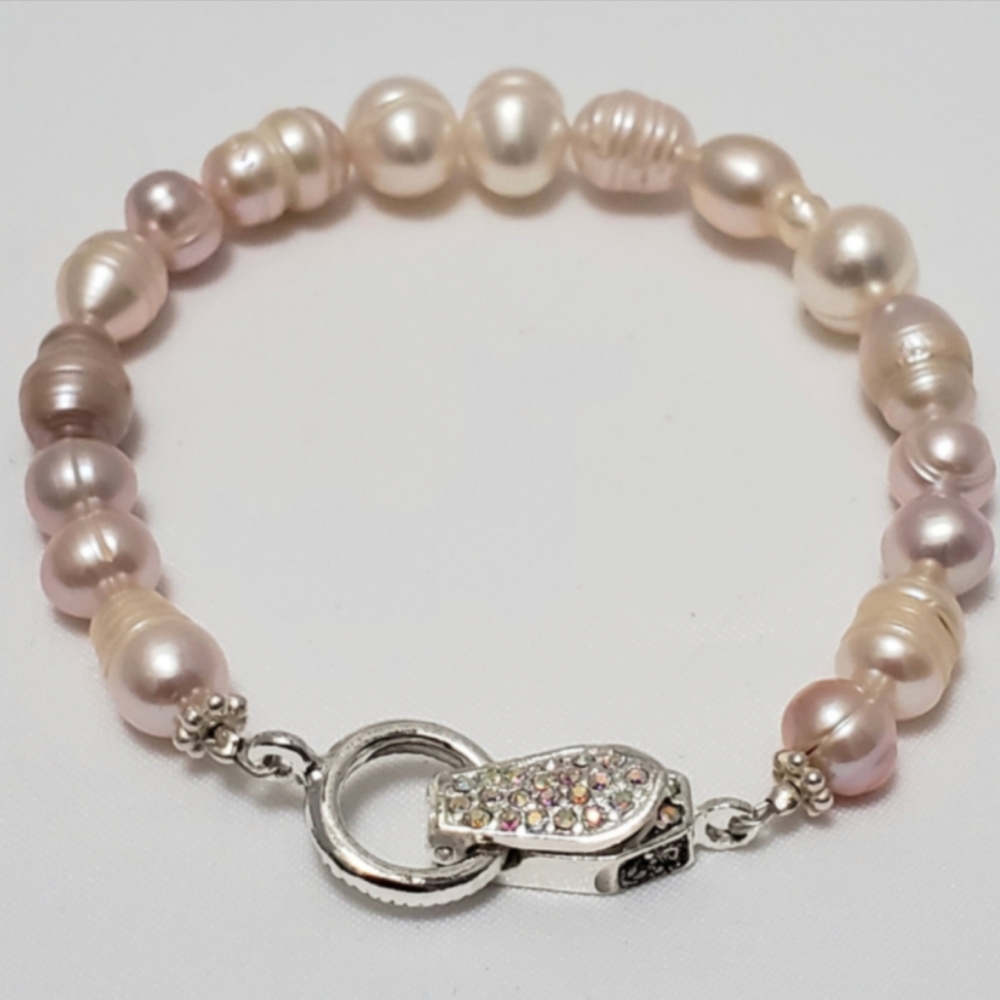 Bracelet Freshwater Circle Pearls